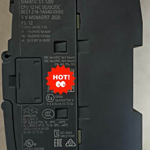 6ES7 214-1AG40-0XB0 PLC控制器 CPU1214C可编程工控模块议价维修