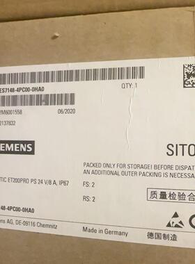6ES7148-4PC00-0HA0 ET200PRO工控电源模块 24V/8A IP67议价维修