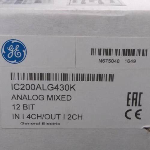 IC200ALG430K 模拟混合模块 12位 4输入2输 GE通用电气议价维修