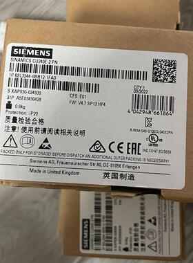 6SL3244-0BB12-1FA0 工控模块 CU240E-2 PN 控制单元议价维修