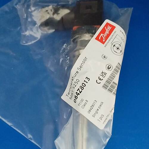 MBT5250 084Z8013 温度传感器 Pt100 Class B Danfoss议价维修