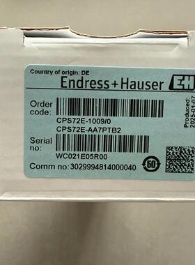 CPS72E-AA7PTB2 工业PH电极 E+H 过程检测传感探头议价维修