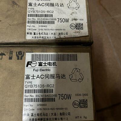 GYB751D5-RC2 AC伺服马达 富士电机 750W议价维修