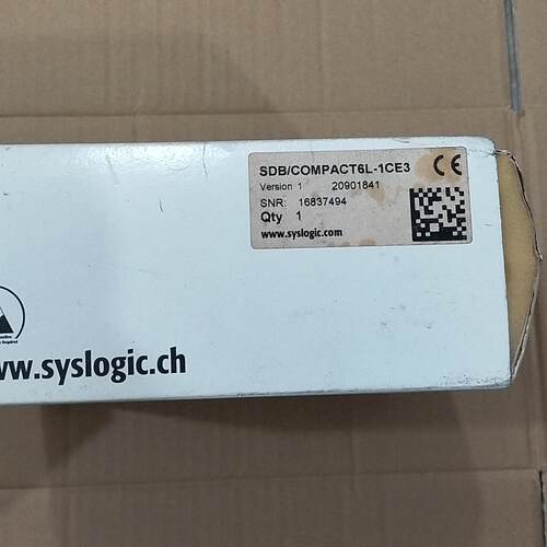 SDB/COMPACT6L-1CE3 syslogic 工业自动化工控配件议价维修