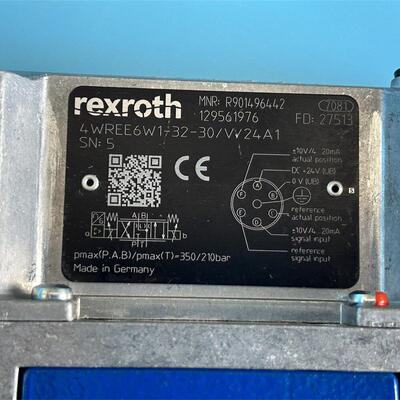 R901496442 4WREE6W1-32-3X/V/24A1 力士乐比例方向阀议价维修