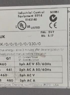 690PH2000 Parker变频器 200KW三相工业调速器议价维修