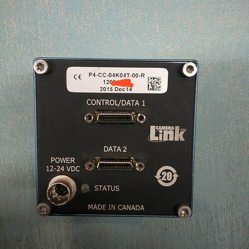 P4-CC-04K04T-00-R 工业相机 Camera Link接口工控配件议价维修