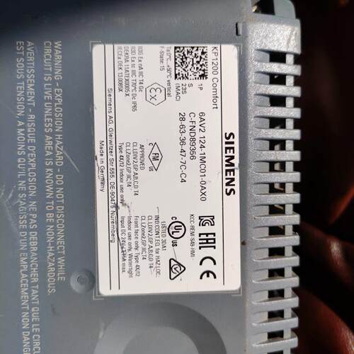 6AV2124-1MC01-0AX0 触摸屏 KP1200 Comfort议价维修