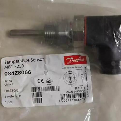 MBT5250 084Z8066 温度传感器 Pt100 Class B Danfoss议价维修
