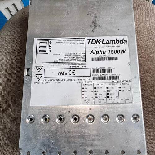 J00059A Alpha1500W 直流电源 TDK-Lambda 工业电源议价维修