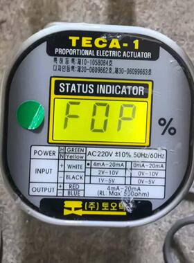 TECA-1 比例电动执行器 TOOTEC AC220V工控配件议价维修