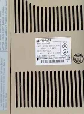 SGDA-04AP 安川伺服驱动器 400W 工控自动化设备议价维修