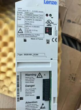 E82EV551-2C200 变频器 伦茨8200系列 工业工控器件议价维修
