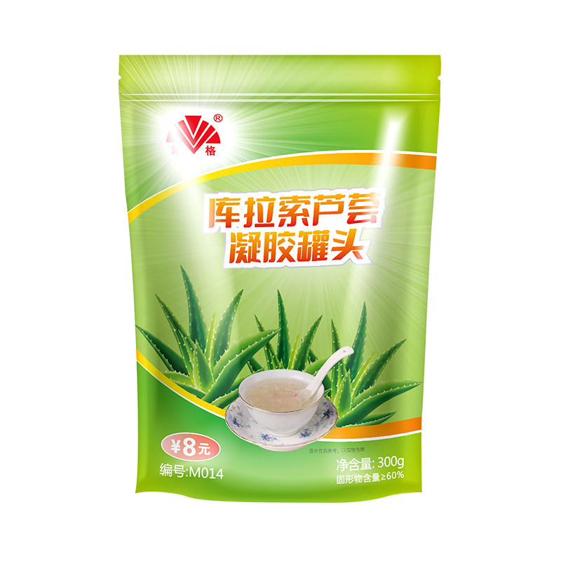 正品荣格库拉索芦荟罐头饮料饮品口感滑爽脆嫩有弹性养颜健胃潮饮