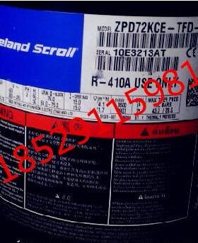 谷轮6P匹数码ZPD72KCE涡旋多联空气能压缩机R41调0A ZPD72KCE-TF