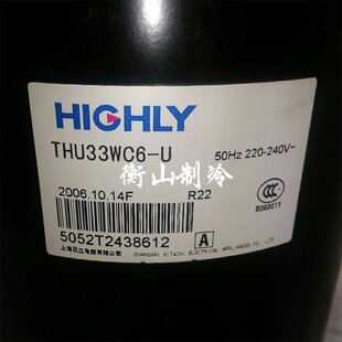 THU33WC6-U THU40WC6-U SHV33YC6-U/G SHV33YE6UG 日立3匹压缩机