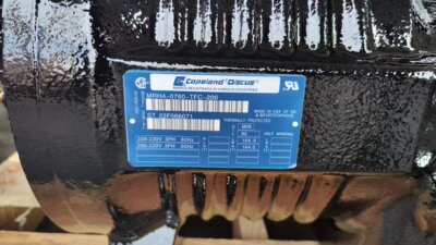 MRH4-0760-TFC-200全新进口老款谷轮7.5匹半封闭压缩机三相200V