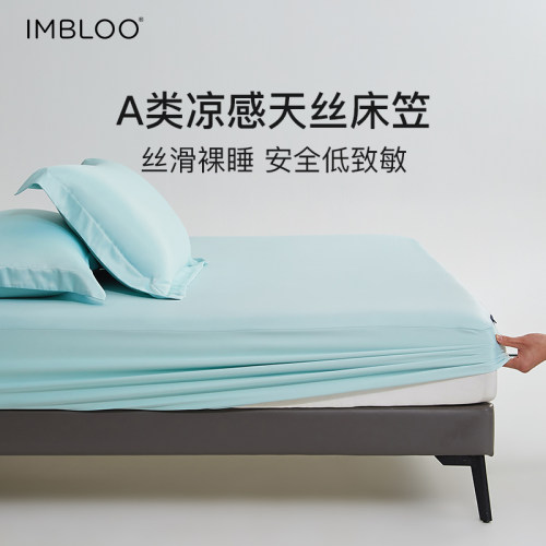母婴A类天丝棉夏季凉感床笠罩