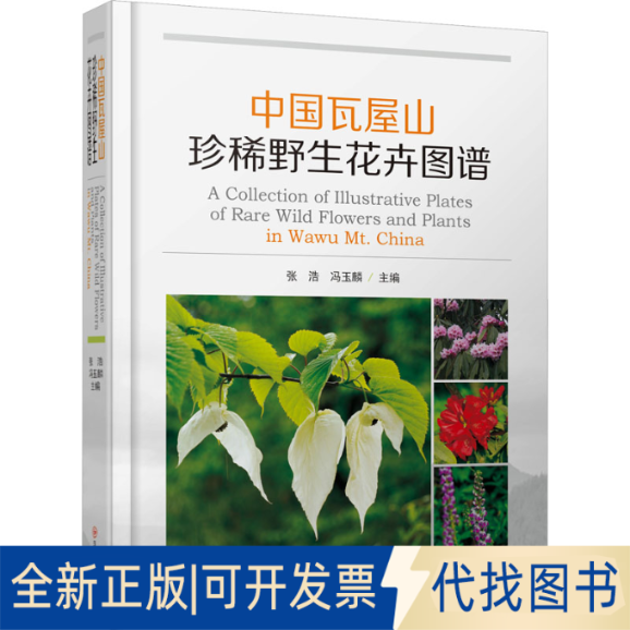 全新正版中国瓦屋山珍稀野生花卉图谱张浩,冯玉麟 编9787572712180四川科学技术出版社2023-12-01