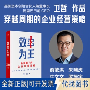 全新正版效率为王卫哲 著9787521773064中信出版社2025-03-01