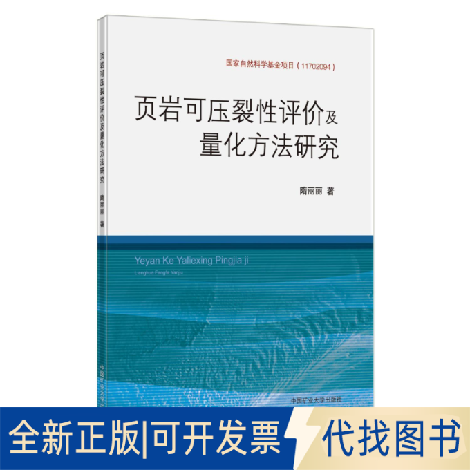 全新正版页岩可压裂评及量化方法研究隋丽丽9787564647827中国矿业大学出版社2020-07-01