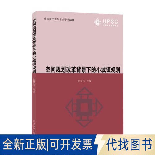 全新正版空间规划改革背景下的小城镇规划彭震伟 著9787560895727同济大学出版社2020-12-01