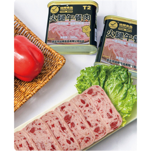 愉快老火锅专用猪肉340g肉制品肉类罐头午餐火腿肉1罐