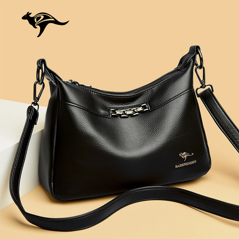 真皮女包2023新款大容量软皮斜挎包爆款多层中年妈妈包百搭单肩包,箱包皮具/热销女包/男包,通用款女包,淘宝优惠券,粉丝福利购,淘宝优惠卷