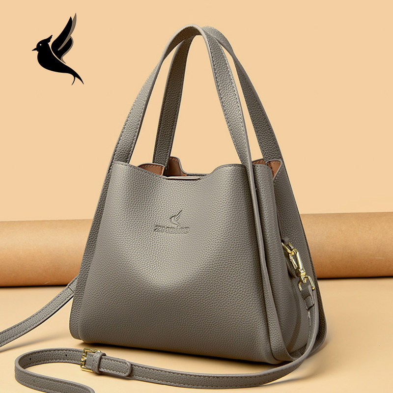 真皮妈妈包包女2023新款菜篮子女包头层牛皮大容量通勤手提水桶包,箱包皮具/热销女包/男包,水桶包,淘宝优惠券,粉丝福利购,淘宝优惠卷