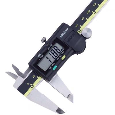 新款日本三丰数显卡尺0-150 200 300mm电子游标高精包邮