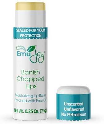 Banish Chapped Lips Emu Oil Lip Balm for Extremely Dry Lips