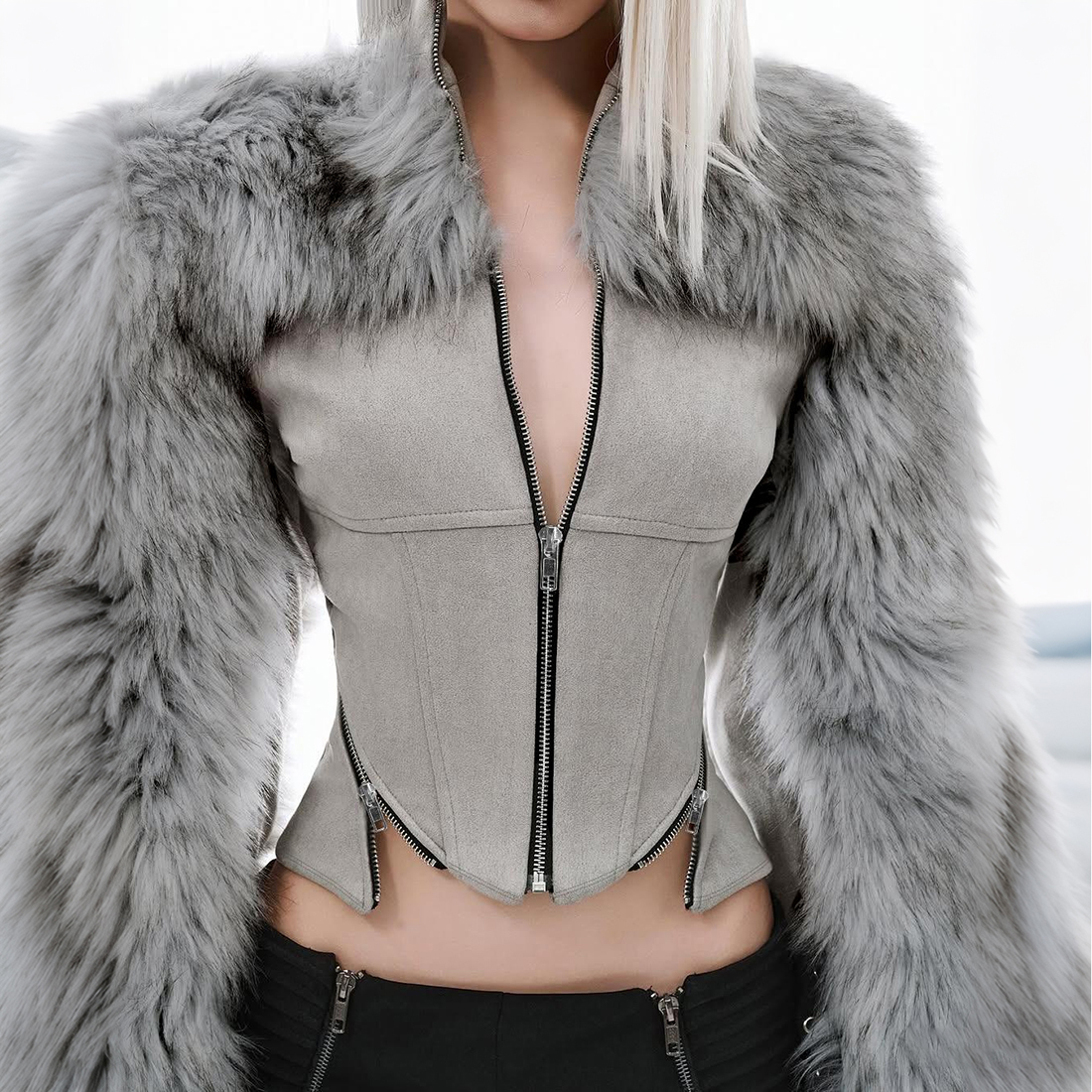 WEIRDPUSS赛博未来风酷感外套