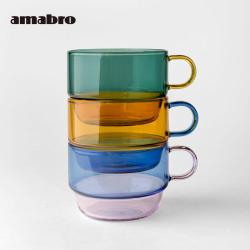 日本进口amabro彩色咖啡杯