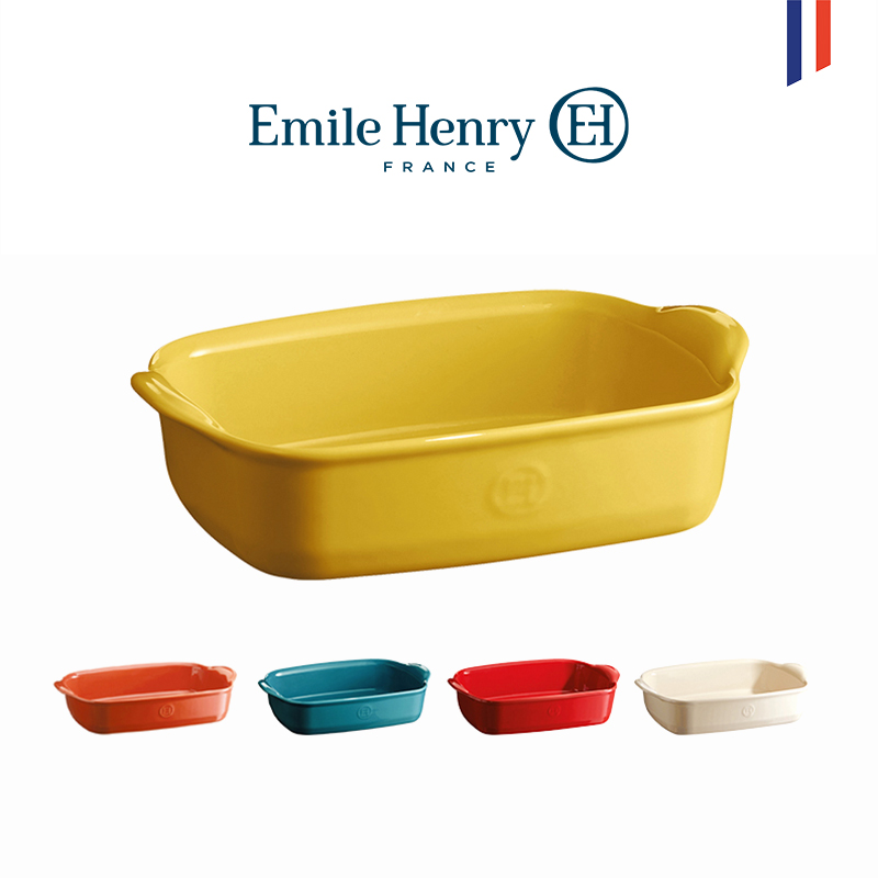 法国EMILEHENRY双耳陶瓷烤盘