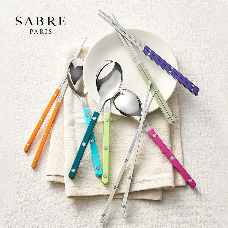 法国Sabre Paris新品小酒馆筷子套装叉勺筷高档抗菌防霉合金筷子