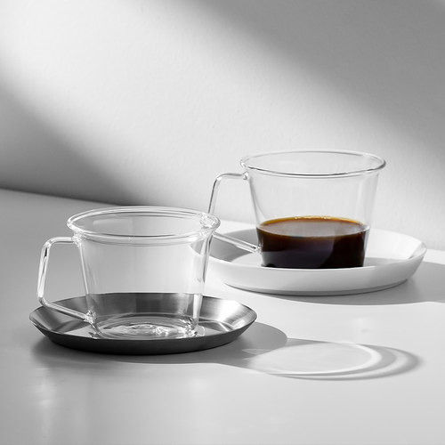 日本kinto玻璃咖啡杯碟