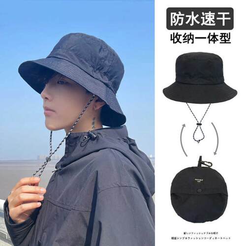 跨境爆款大头围帽子男女可收纳
