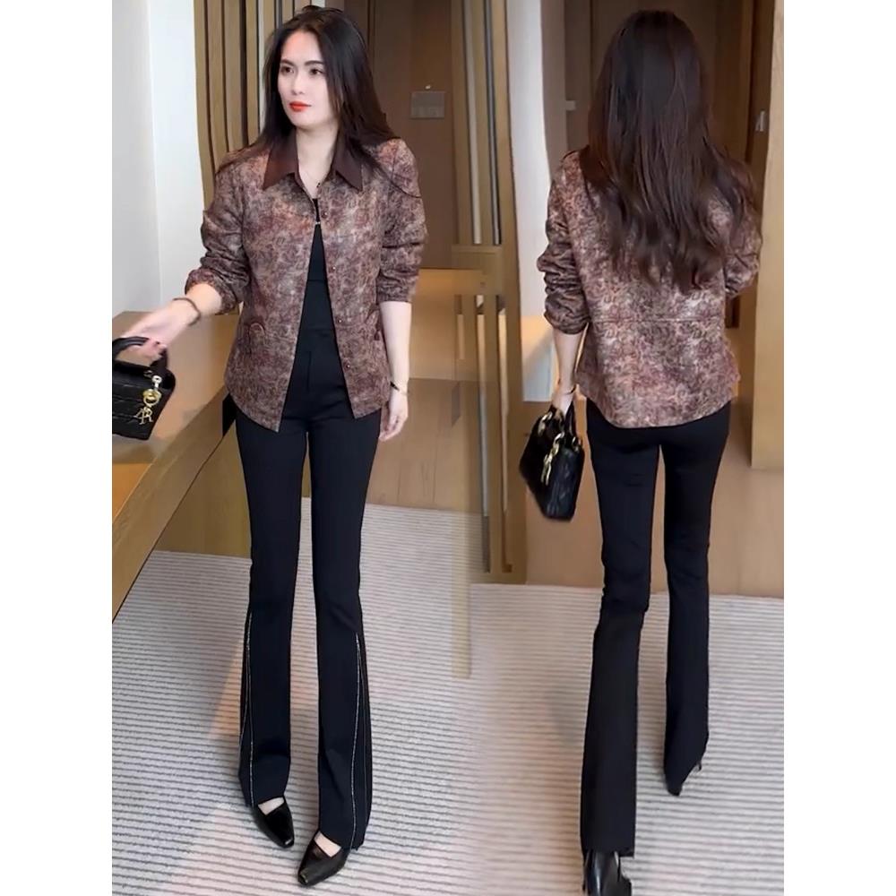 MONLOUVE巨好看的韩系早秋外套女2025新款秋季小香风轻熟百搭休闲