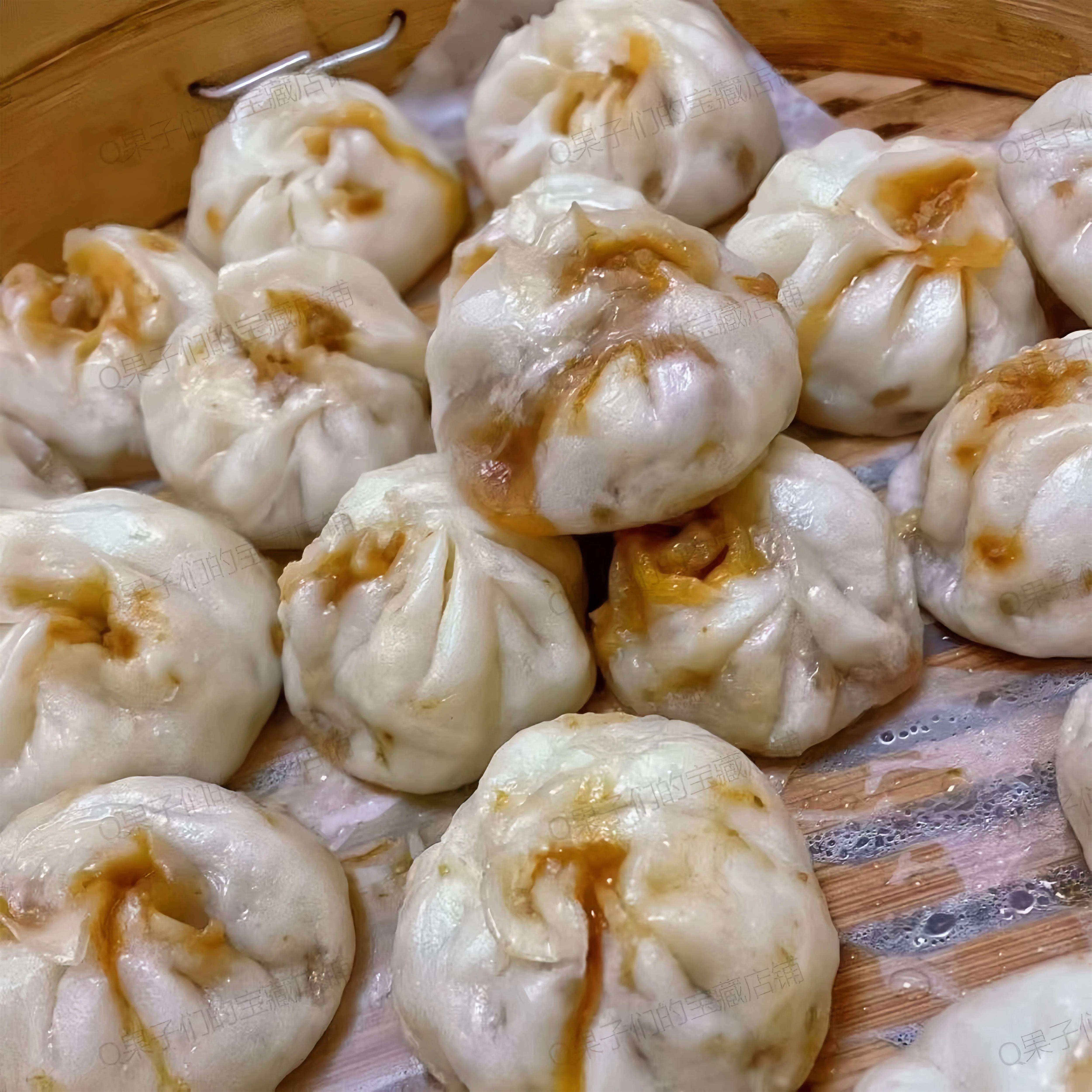-老面杭州风味小笼包家庭装薄皮鲜肉包子早餐冷冻半成品蒸包速食