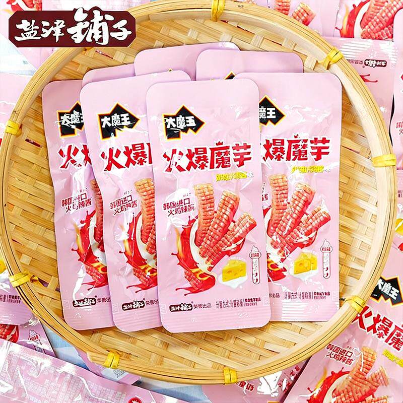 -盐津铺子大魔王火爆魔芋丝奶油火鸡面酱味魔芋爽零食小吃休闲食