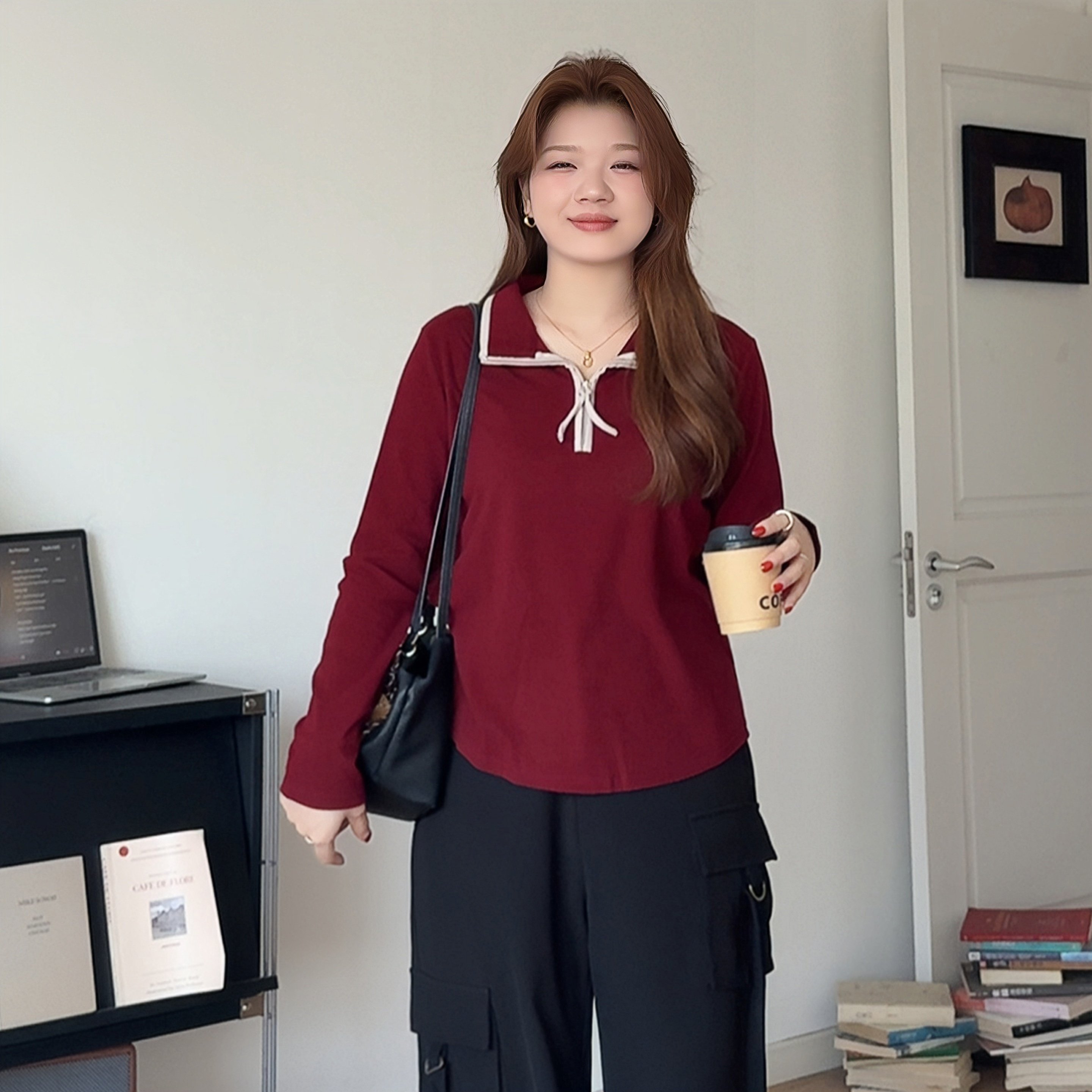 微胖的喵喵大码女装遮肚卫衣胖mm秋冬加厚巨显瘦长袖内搭上衣3433,女装/女士精品,大码内搭,淘宝优惠券,粉丝福利购,淘宝优惠卷