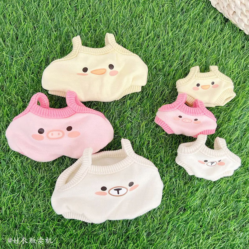 10cm20cm娃衣棉花娃娃夏季吊带衫图片