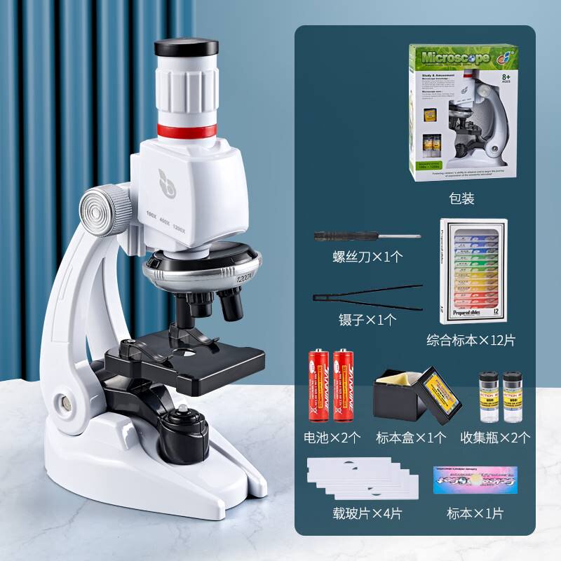 新品10000倍显微镜初中生小专业e看细菌台式简易家用学生儿童科学