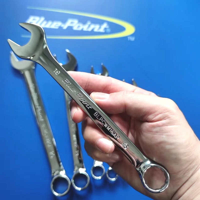 美国蓝点两用扳手公制开口梅花十二角梅开扳子合金钢加硬6-46mm