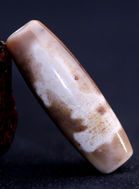 梵间星辰 西藏天然玛瑙 白毫至纯观音天珠 超顶项链 吊坠 锁骨链