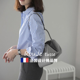 法国蓝白条纹衬衫女设计感小众2026春季法式百搭叠穿韩版休闲衬衣