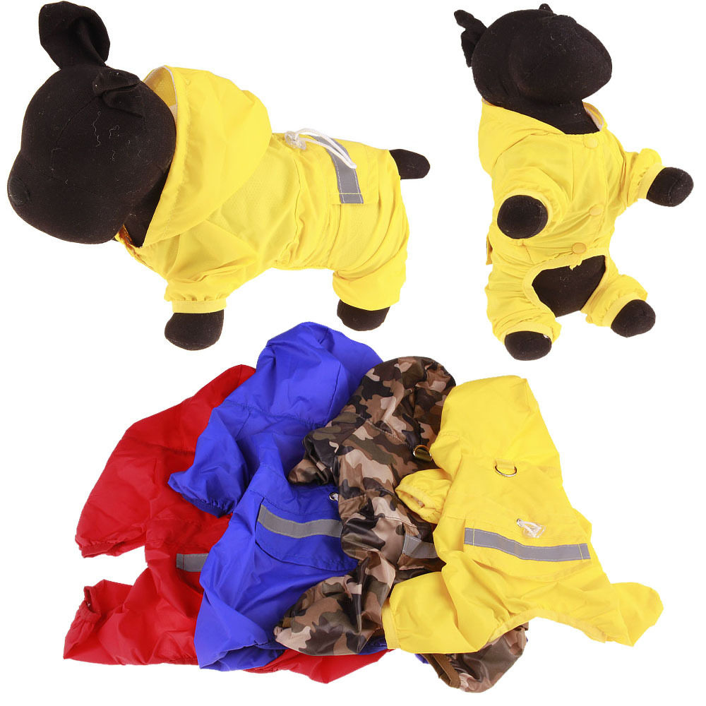 宠物服饰D扣雨衣中小型犬