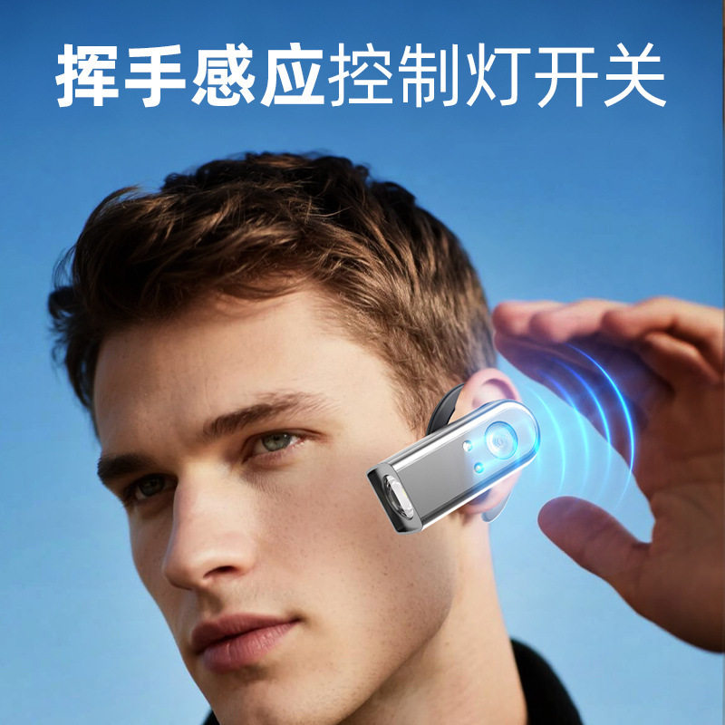 新品户外挂耳式感应头灯