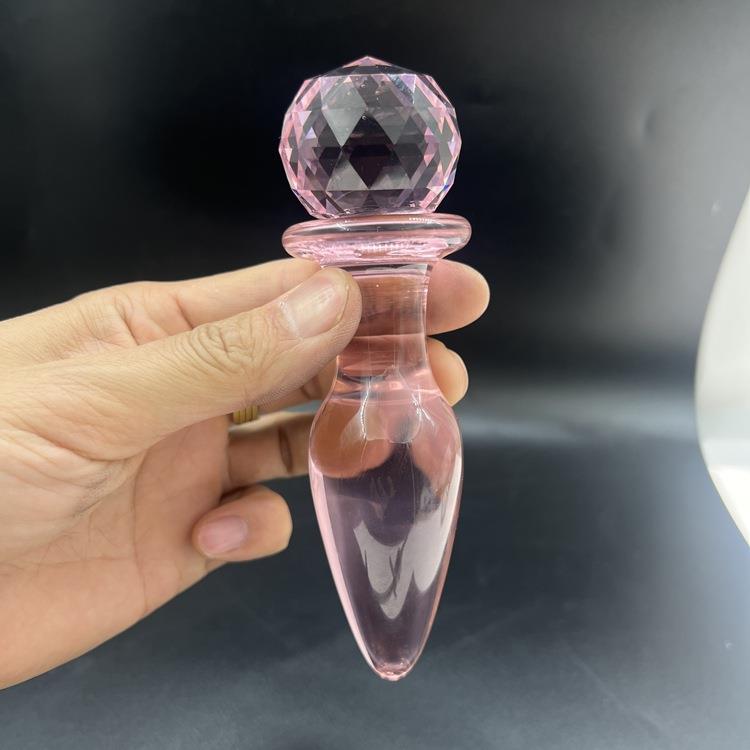 保密发货A76带水晶球 玻璃解压玻璃自律榜腰部拉住私处臀部门塞按