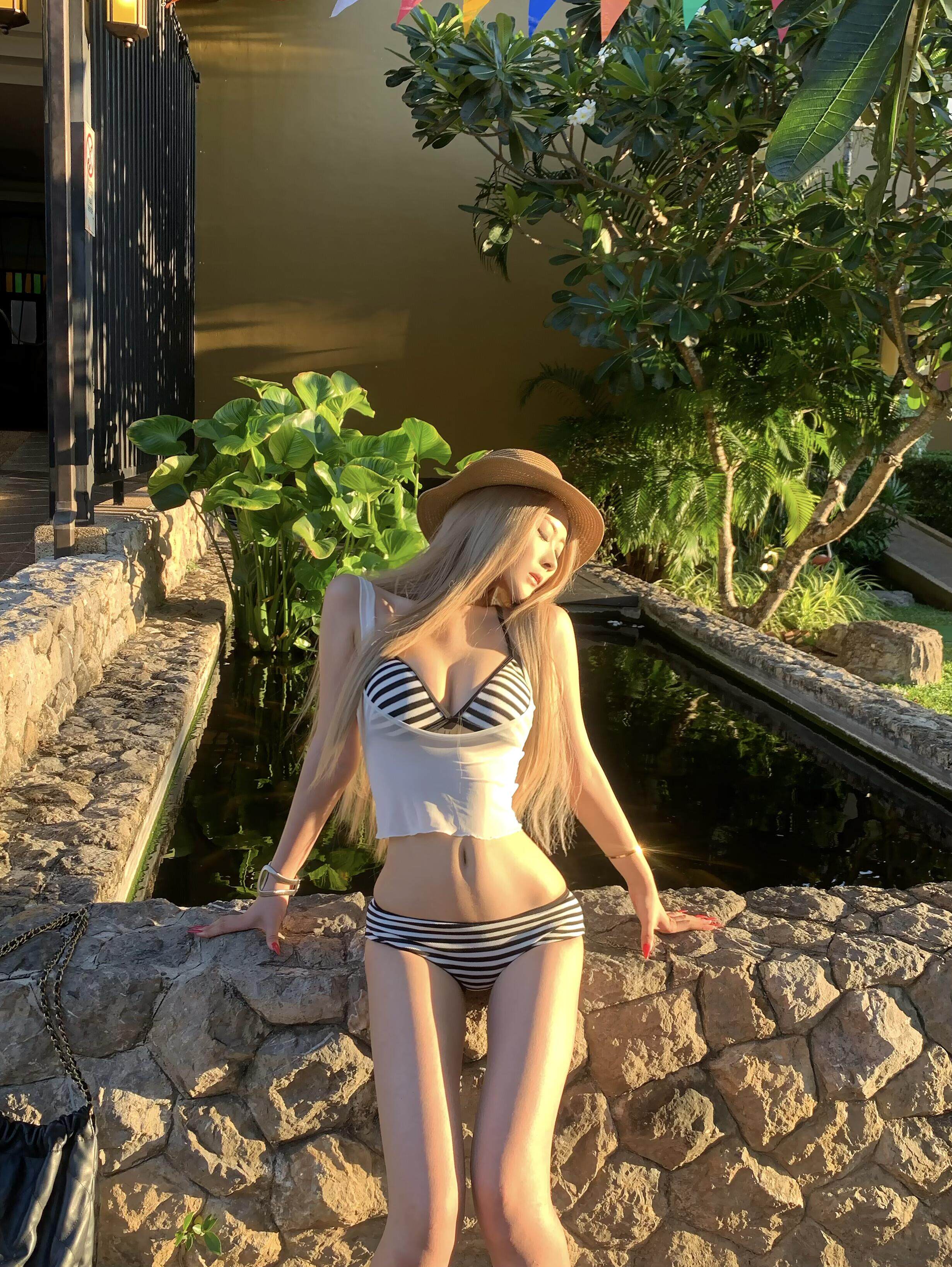 泳衣女款分体3件套装比基尼绝美小个子氛围感纯欲度假泡温泉泳装